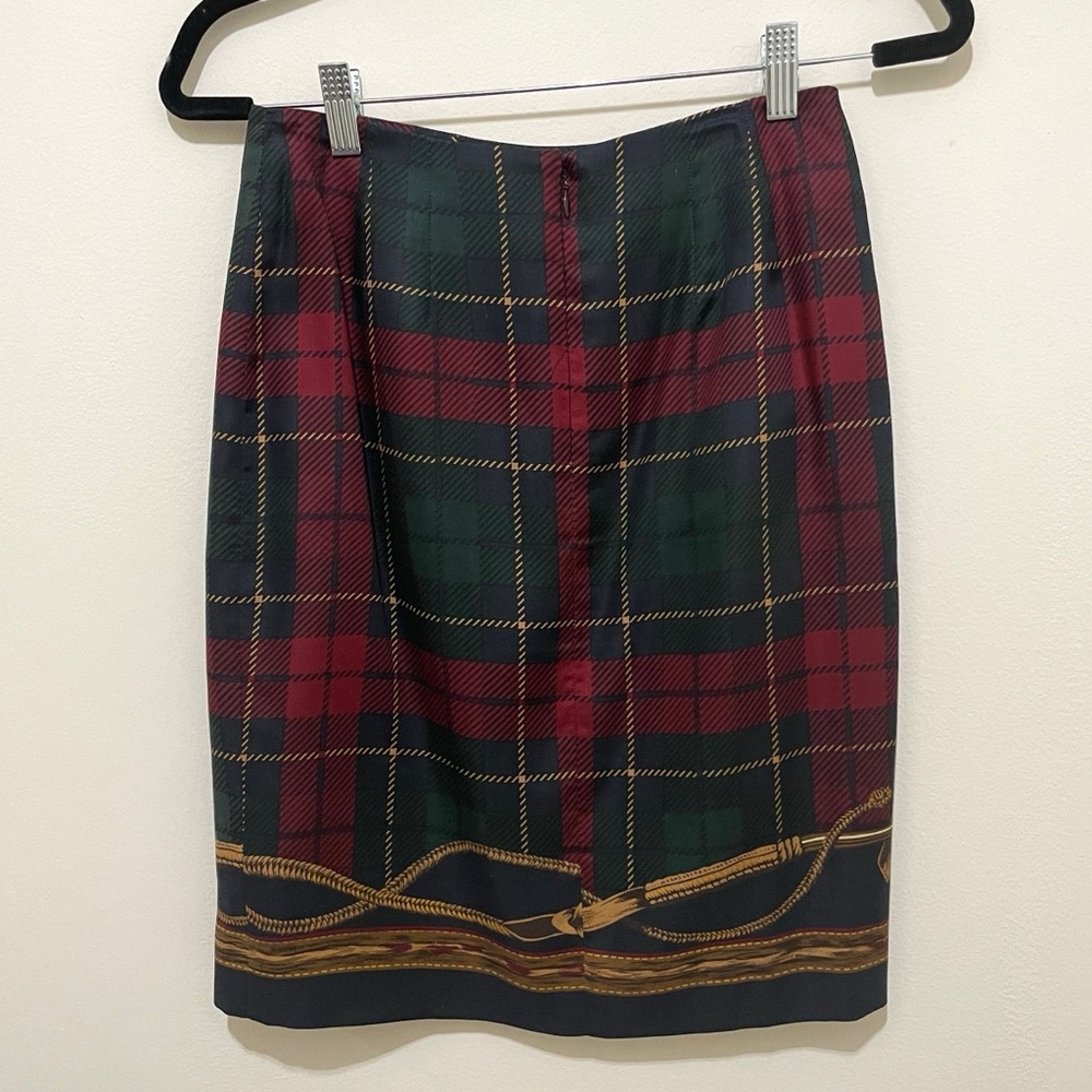 Brooks Brothers Equestrian Horse Horseshoe Pencil Skirt, 6 - Picture 5 of 11